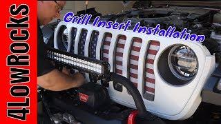 Installing Mojo Grill Inserts American Flag!