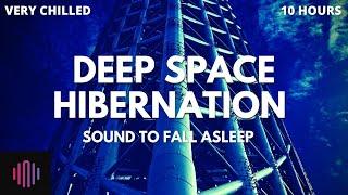 Sleep sound with black screen  / 10 hours deep space hibernation sound to fall asleep