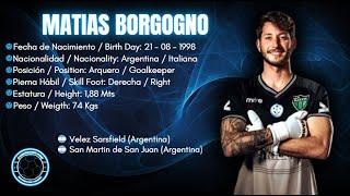 Matias Borgono #1 // Arquero - Goalkeeper // San Martin de San Juan 2024