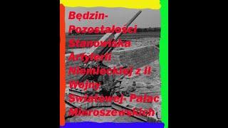 Będzin Pozostałości Stanowiska Artylerii Niemieckiej z II Wojny Światowej- Pałac Mieroszewskich