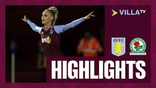 MATCH HIGHLIGHTS | Aston Villa Women 7-0 Blackburn Rovers Women