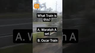 Is this train a Waratah A set or an Oscar Train? #sydney #travel #australiantravel #visitsydney #fun