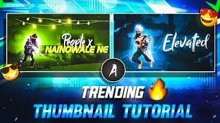 How To Edit free fire Montage Thumbnail Like @AloneboyFF // free fire thumbnail kaise banaen