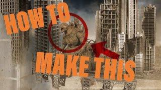 HOW TO MAKE VFX (my way) Godzilla Minus One stop motion - behind the scenes