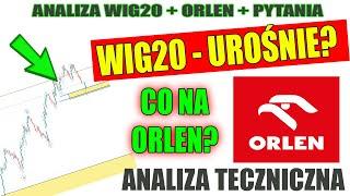 #WIG20 CZY UROŚNIE JESZCZE? #ORLEN co z nim? analiza techniczna rynku #GPW