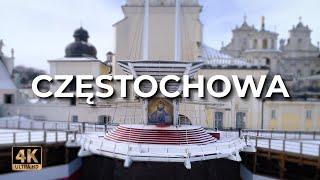 Częstochowa z drona | Zima | LECE W MIASTO™ [4k]