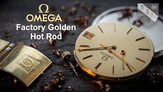 Restoration of a Gold OMEGA Hot Rodded Watch
