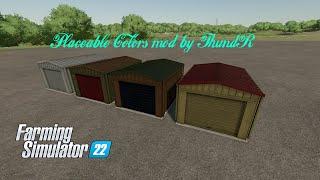 Taking a look at the Placeable Colors mod by ThundR