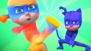 Герои в масках PJ Masks Russian | Супер клипы 4 | 30 минут | мультики для детей