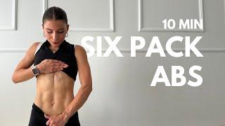 10 MIN SIX PACK ABS WORKOUT | Get sculpted abs in 7 days (at home, no equipment)