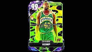 Dark Matter Shawn Kemp Radioactive!! #2k25 #myteamcommunity #myteam #capcut