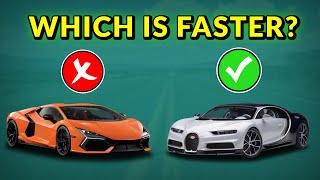 Guess The Fastest Car Challenge | Test Your Car Knowledge Now!