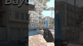 Bayonet Knife  + Animations in Counter Strike 2. Source 2 Engine #counterstrike2 #Source2 #csgo2