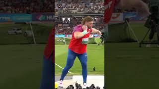 Ryan Crouser Shot Put GOAT Confirmed! - 23.51 Meters at Worlds 2023 #shorts