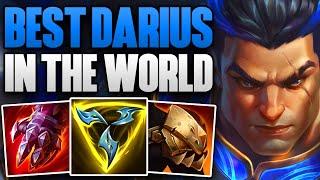 RANK 1 DARIUS IN THE WORLD DOMINATING SEASON 15! | CHALLENGER DARIUS TOP GAMEPLAY | Patch 15.1 S15