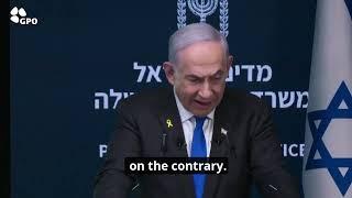 PM Netanyahu's Remarks at Press Conference (English subtitles)