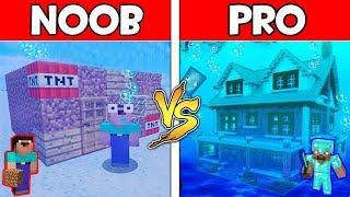 Minecraft - NOOB vs PRO : UNDERWATER BASE in Minecraft ! AVM SHORTS Animation