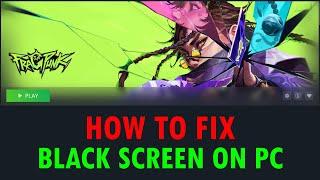 How To Fix FragPunk Stuck on Black Screen Error On PC | #fragpunk