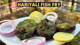 Green Masala Fish Fry Recipe | Hariyali Fish Fry | Easy Fish Fry Recipe