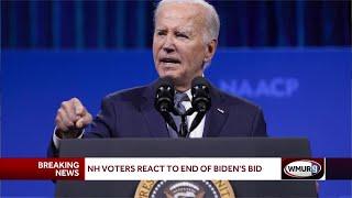 New Hampshire voters react to end of Biden's bid