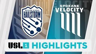 10.19.2024 | Northern Colorado Hailstorm FC vs. Spokane Velocity FC - Game Highlights