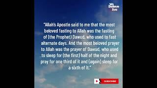 PROPHET DAWUD'S FASTING