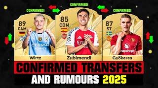 FIFA 25 | NEW CONFIRMED TRANSFERS & RUMOURS!  ft. Zubimendi, Wirtz, Gyokeres... etc