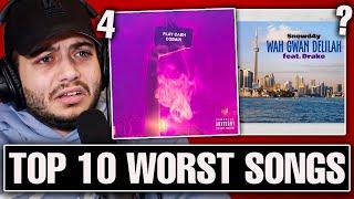 Top 10 Worst Rap Songs of 2024