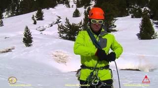 Técnica de progresión y encordamiento en terreno glaciar