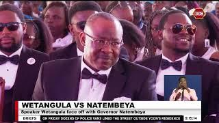 Speaker Wetangula faces off with Governor Natembeya