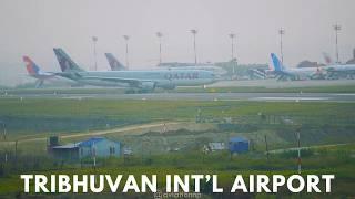 LOW VISIBILITY, TRAFFIC AND DELAYS at TRIBHUVAN INTERNATIONAL AIRPORT | PLANE SPOTTING