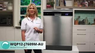 WQP12-J7609M-AU Midea Dishwasher Overview - Appliances Online