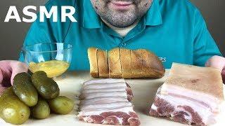 ASMR SALO EATING (Russian Food) Mukbang *NO TALKING*