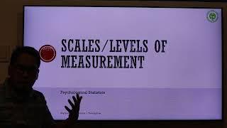 Psychological Statistics 11 - Measurement and Measurement Scales