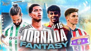 JORNADA 16: ANÁLISIS FANTASY 2024/25 | ALINEACIONES PROBABLES, SANCIONADOS y LESIONADOS | Carrasco