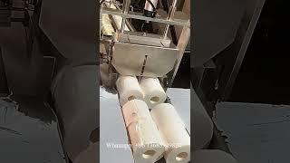 Automatic 2 rolls kitchen towel 4 rolls toilet paper wrapping machine