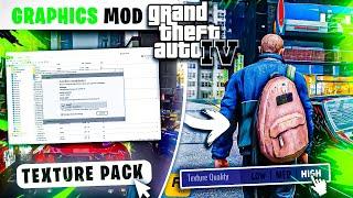  How to Upgrade GTA 4 Graphics with Stunning Texture Packs! | GTA IV Graphics Mod For Low End PC