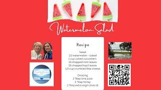 Poolside Cooking with Coast to Country Group “Watermelon Salad”