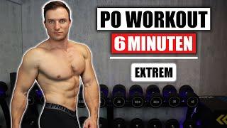 6 Minuten Po Workout für Zuhause ohne Geräte - Sehr Effektiv! | Sascha Huber