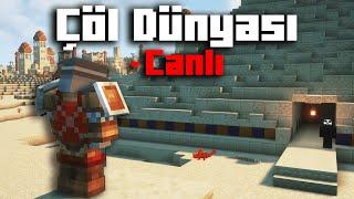 Minecraft SONSUZ Çöl Dünyası Canlı Yayın!