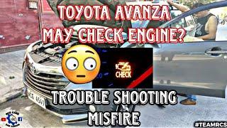 TOYOTA AVANZA | CHECK ENGINE PROBLEM | TROUBLESHOOTING MISFIRE