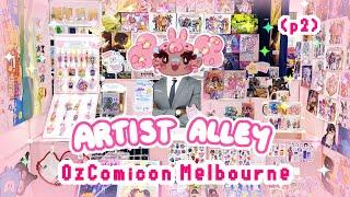 MY BEST ARTIST ALLEY SO FAR!   | OzComicon Melbourne Artist Alley Vlog