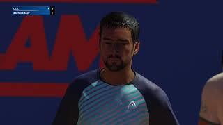 Marin Cilic vs Roberto Bautista Agut Tennis World Tour 2 Simulation