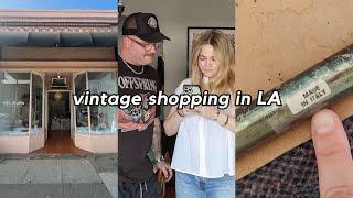 thrifting vlog: local vintage shops, reupholstery project, secondhand stories ️