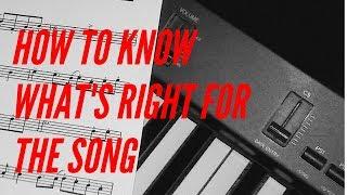 How To Know What's Right For the Song - Kevin O'Shaughnessy "Who Am I?"