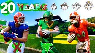 I Followed the Careers of EVERY Number 1 WR Prospect in 20 Years of College Football 25 Dynasty Mode