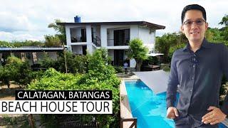 White Sand,  Beach House For Sale ● Farm House  Tour 1077 ● Calatagan Beach House Tour