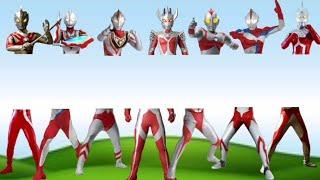 memasang badan Ultraman yang terpisah dari Kaki Ultraman ....