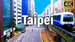 Explore Taipei in 4K: Immersive Walking Tour with Natural Sounds | Taiwan Travel Guide