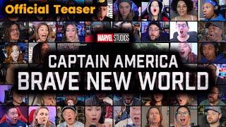 Captain America: Brave New World - Official Teaser | REACTION MASHUP | Red Hulk